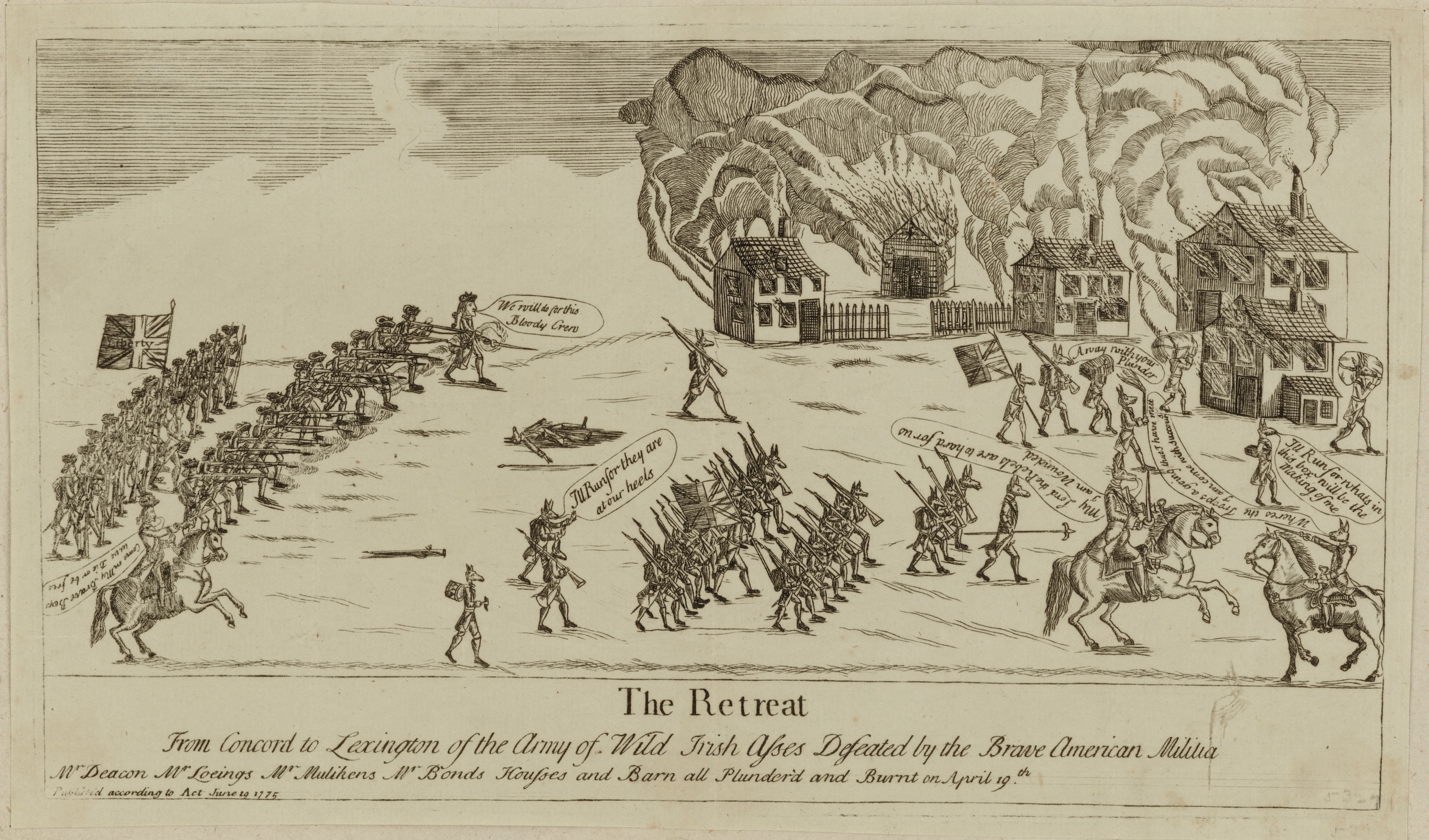 The Retreat, London, 1775, John Carter Brown Library