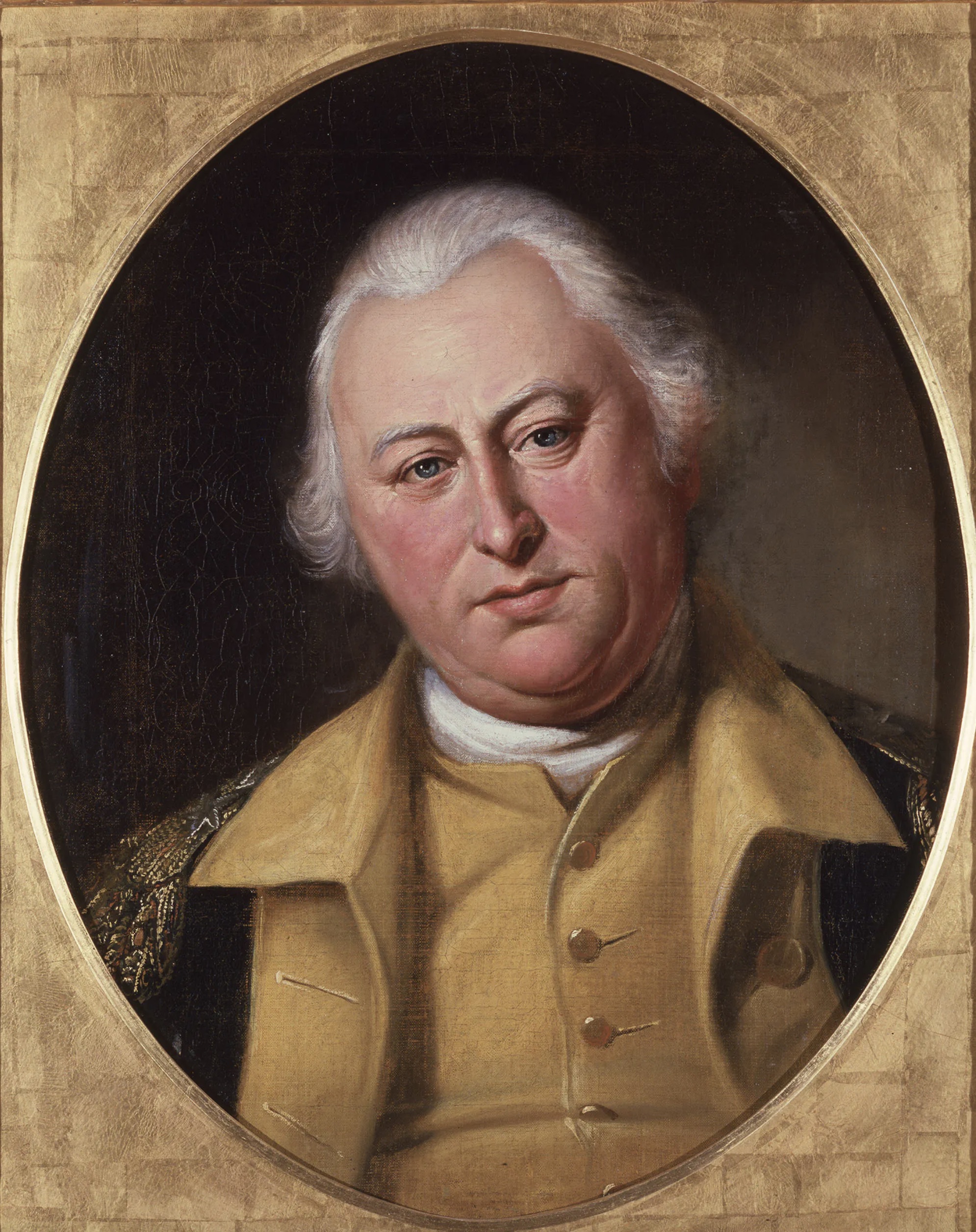 Charles Willson Peale painted this portrait of Benjamin Lincoln in Philadelphia during Lincoln's service as secretary of war. 