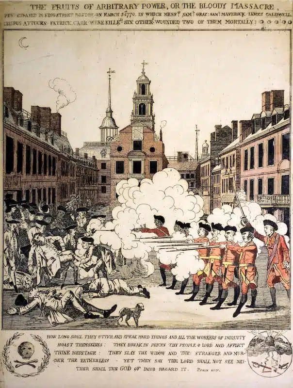 The Fruits of Arbitrary Power, Henry Pelham, 1770, Boston, AAS
